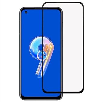 Voor Asus Zenfone 9 5G Volledige Die Anti-slijtage Zijde Afdrukken Volledige Lijm Film HD Gehard Glas Screen Protector