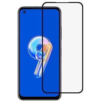 RURIHAI voor Asus Zenfone 9 5G Volledige bedekking Anti-stof Secundaire verharding Aluminium-silicium glasfilm, anti-slijtage 2.5D Full Glue HD-schermbeschermer