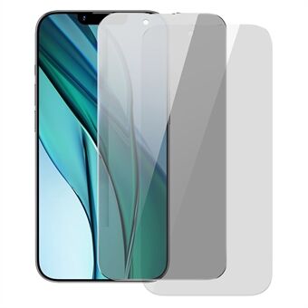 BASEUS 2 stuks / pak voor iPhone 14 6,1 inch / 13 / 13 Pro 6,1 inch Volledig glazen Kristallen Kiekjesbestendige Gehard Glazen Film 0,3 mm HD Heldere Screenprotector