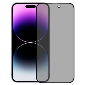 Voor iPhone 16 Pro Max gehard glas screenprotector volledige dekking anti-spionage zijdezachte print screenfilm