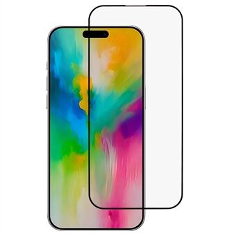 D Pro Voor iPhone 16 Zijdeprint Gehard Glas Schermbeschermer 9H Hardheid