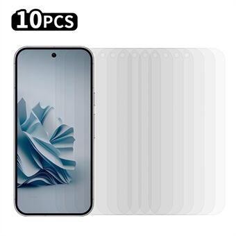 RURIHAI 10 Stuks Screenprotector Voor Google Pixel 9 Pro Telefoon 0.26mm 2.5D Hoge Definitie