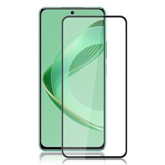 AMORUS Voor Huawei nova 12 SE 4G / nova 11 SE Screen Protector Gehard Glas Film Zijdeprint - Zwart