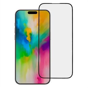 Voor iPhone 16 Schermbeschermer Zijdeprinten Hoog Aluminium-silicium Glasfolie