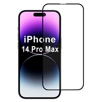 Voor iPhone 14 Pro Max schermbeschermer 2.5D hoog aluminium-silicium glasfilm