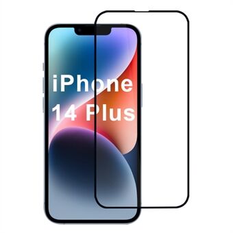 Voor iPhone 14 Plus Schermbeschermer Hoog Aluminium-Siliciumglas Zijdeprint