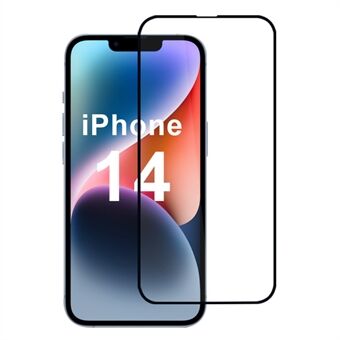 Voor iPhone 14 Schermbeschermer Hoog Aluminium-Silicaatglas Zijdeprint