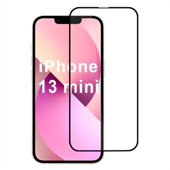 Voor iPhone 13 mini Screen Protector 2.5D Rand Gevoelige Aanraakfilm Zijdeprint