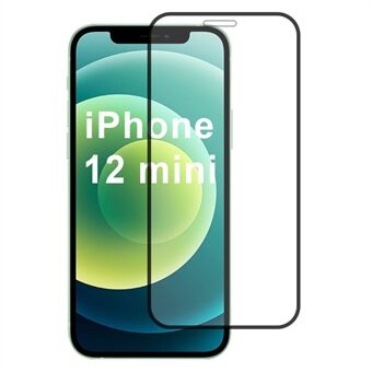 Voor iPhone 12 mini 2.5D Schermbeschermer Hoog Aluminium-Siliconen Glas Heldere Film