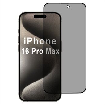 Voor iPhone 16 Pro Max Privacy Screen Protector 2.5D Zijdeprint Film 28 Graden Anti-Spionage