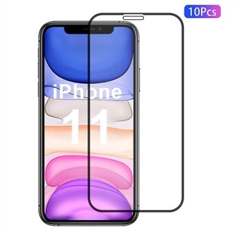 10 stuks Screen Protector voor iPhone 11 Anti-kras Zijdeprint Beschermfolie