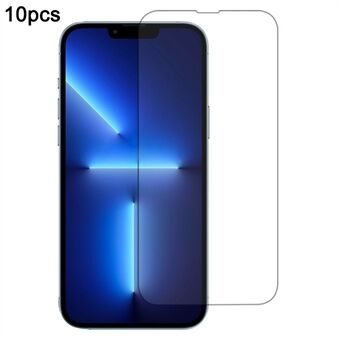 10 stuks / pak Voor iPhone 13 Pro Screenprotector 0.33mm 2.5D Hoogwaardig Aluminium-Silicium Glasfilm HD Helder