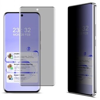 IMAK Voor Oppo Reno12 5G (Global) Screenprotector Anti-Kijk Verhard Glasfolie (Geen Randversie)