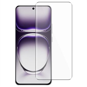 Voor Oppo Reno12 Pro 5G (Global) Screenprotector 3D Hoog Aluminium-Silicon Glas Zijde-Print Zwarte Rand