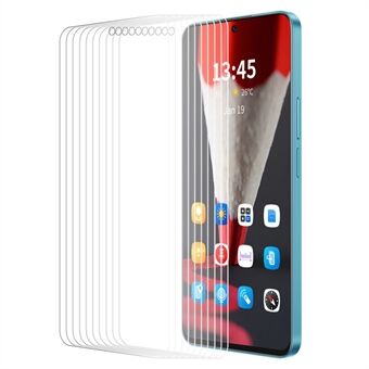 ENKAY HAT PRINCE 10 stuks voor Samsung Galaxy S24 FE heldere screenprotector van aluminium-siliciumglas met een hardheid van 9H