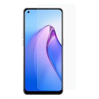 0,3 mm Arc Edge Tempered Glass-film voor Oppo Reno8 4G, High Definition An-explosion-schermbeschermer