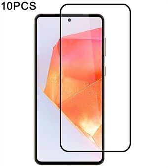 10 stuks schermbeveiligers voor Samsung Galaxy M35 5G met zijrand door middel van zijdeprint, volledige dekking