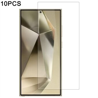 10 stuks / pak Voor Samsung Galaxy S24 Ultra Screenprotector Hoog Aluminiumsilicaat Glasfilm 0,33mm 2.5D