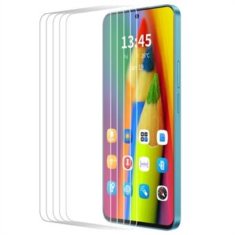 Sure! Here is the translation to Dutch:

ENKAY HAT PRINCE 5 Stuks Voor Xiaomi Redmi 13 5G / 4G Screen Protector Hoog Aluminium-Silicium Glas