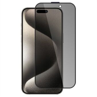 X-LEVEL Privacy Screen Protector voor iPhone 16 Pro Max, Volledige Dekking 2.5D Gehard Glas Film Zijdeprint