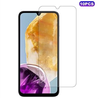 10 stuks / pak voor Samsung Galaxy M15 5G schermbeschermer 9H hardheid 0,33 mm 2.5D