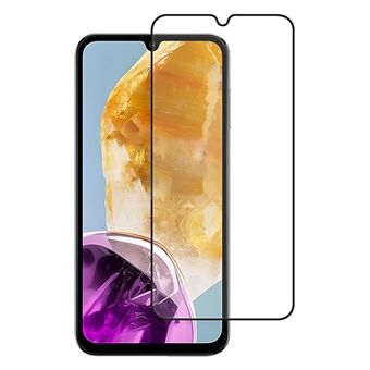 Voor Samsung Galaxy M15 5G Schermbeschermer 2.5D Zijdeprint Volledige Lijm HD Helder