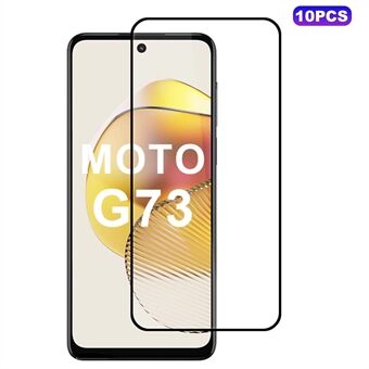 10 stuks schermbeschermer van hoog aluminium-siliciumglas voor Motorola Moto G73 5G