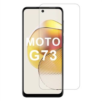 Voor Motorola Moto G73 5G Screen Protector 2.5D Boog Rand Hoge Transparantie