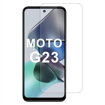 Voor Motorola Moto G23 4G High Aluminum-Silicon Glass Screen Protector 2.5D Arc Rand