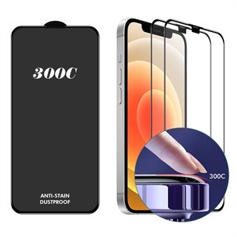 ENKAY HAT-PRINCE 2 STUKS Voor iPhone 12 Pro Max Schermbeschermer 300C Grote Boog Zijde Print Hoog Aluminium-Siliconen Glasfilm