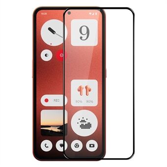 NORTHJO A+ Voor Niets CMF Telefoon 1 Schermbeschermer Hoog Aluminium-Siliconen Film 0.3mm 2.5D, Zwart