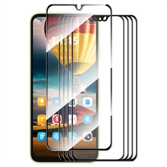 ENKAY HOED PRINCE 5 stuks voor Samsung Galaxy A06 Screen Protector 0,26mm Zijde Printing Hoog Aluminium-Silicon Glas Film