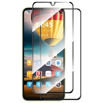 ENKAY HAT PRINCE 2stuks Voor Samsung Galaxy A06 Screen Protector 0.26mm 2.5D Hoog Aluminium-Silicon Glas Film