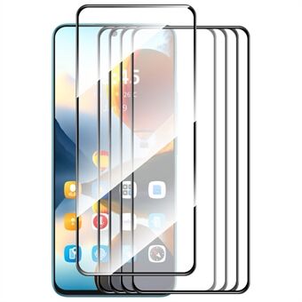 ENKAY HAT PRINCE 5Stuks Voor Xiaomi Redmi K70 Ultra Screen Protector 0.26mm Silk Printing Hoog Aluminium-Silicon Glas Film