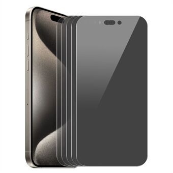 ENKAY HAT PRINCE 5Stuks Voor iPhone 16 Pro Max Gehard Glas Film Anti-Gluren Privacy Bescherming Schermbeschermer