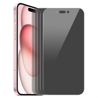 ENKAY HAT PRINCE 5 Stuks Voor iPhone 16 Plus Gehard Glas Film Anti-Spy Privacy Bescherming Schermbeschermer