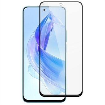 AMORUS Voor Honor 90 Lite 5G Screenprotector Anti-Breuk Geharde Glasfilm - Zwart