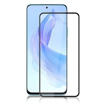 MOCOLO Voor Honor 90 Lite 5G Screenprotector Anti-Splinter Zijdeprint Gehard Glas Film - Zwart