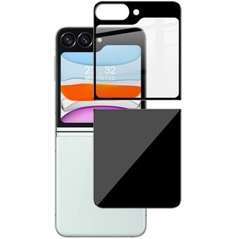 IMAK 1 Set Voor Samsung Galaxy Z Flip6 5G Achter Kleine Schermbeschermer Gehard Glas Achterkant Cover