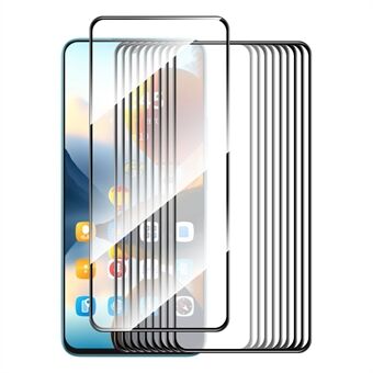 ENKAY HAT PRINCE 10Stuks Voor Samsung Galaxy S24 FE Screen Protector Volledige Lijm Zijdebedrukking Complete Bedekking