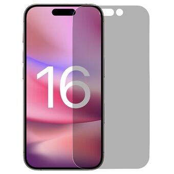 RURIHAI Voor iPhone 16 Pro Screenbeschermer 180 Graden Anti-spion Film Ultra-Helder