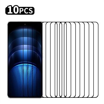 RURIHAI 10 Stuks Voor vivo iQOO Neo9S Pro+ 5G Hoog Aluminium-Siliconenglasfilm 0.26mm 2.5D Secundaire Verharding Screenprotector