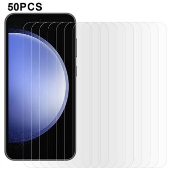 50ST voor Samsung Galaxy S24 FE Screenprotector Ultra Clear Volledige Lijm Gehard Glas Film