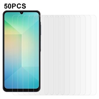 50ST voor Samsung Galaxy A06 Screenprotector Ultra Clear Full Glue Gehard Glas Film