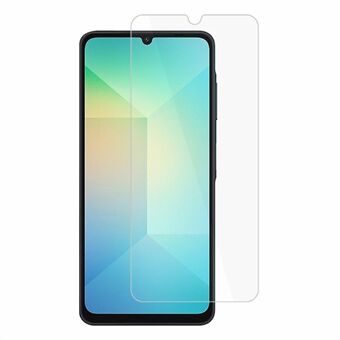 AMORUS Voor Samsung Galaxy A06 Screenprotector 2.5D Arc Rand 9H Hoog Aluminium-Silicium Glas Film