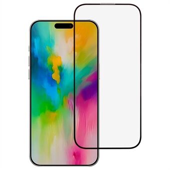 Voor iPhone 16 Pro Gehard Glas Film 9H HD Schermbeschermer met Anti-Stof Net