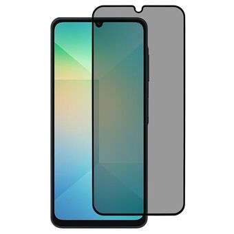 Voor Samsung Galaxy A06 Anti-Peep Volledig Bedekkende Screenprotector Zijdeprint Gehard Glas Film