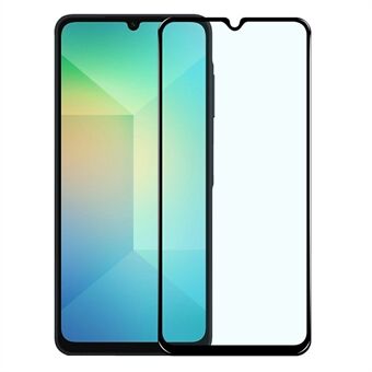 NORTHJO A+ Voor Samsung Galaxy A06 Screenprotector Hoge Aluminium-Siliconen Film 0.3mm 2.5D - Zwart