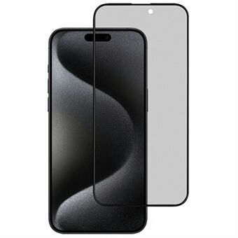 KZDOO Voor iPhone 15 Pro Max Anti-Gluren Gehard Glas Screenprotector Volledige Lijm Zijdezachte Print Screen Film