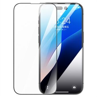 ROCK Voor iPhone 16 Gehard Glas Screen Protector Zijdeprint Ultra Heldere Volledige Scherm Folie